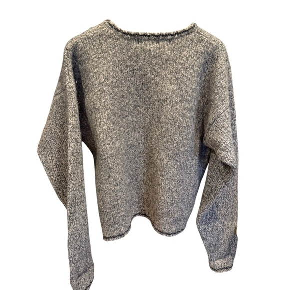 Vintage Eddie Bauer men's Wool Chunky grandpa sweater Size XL Heavy Knit - Picture 7 of 11